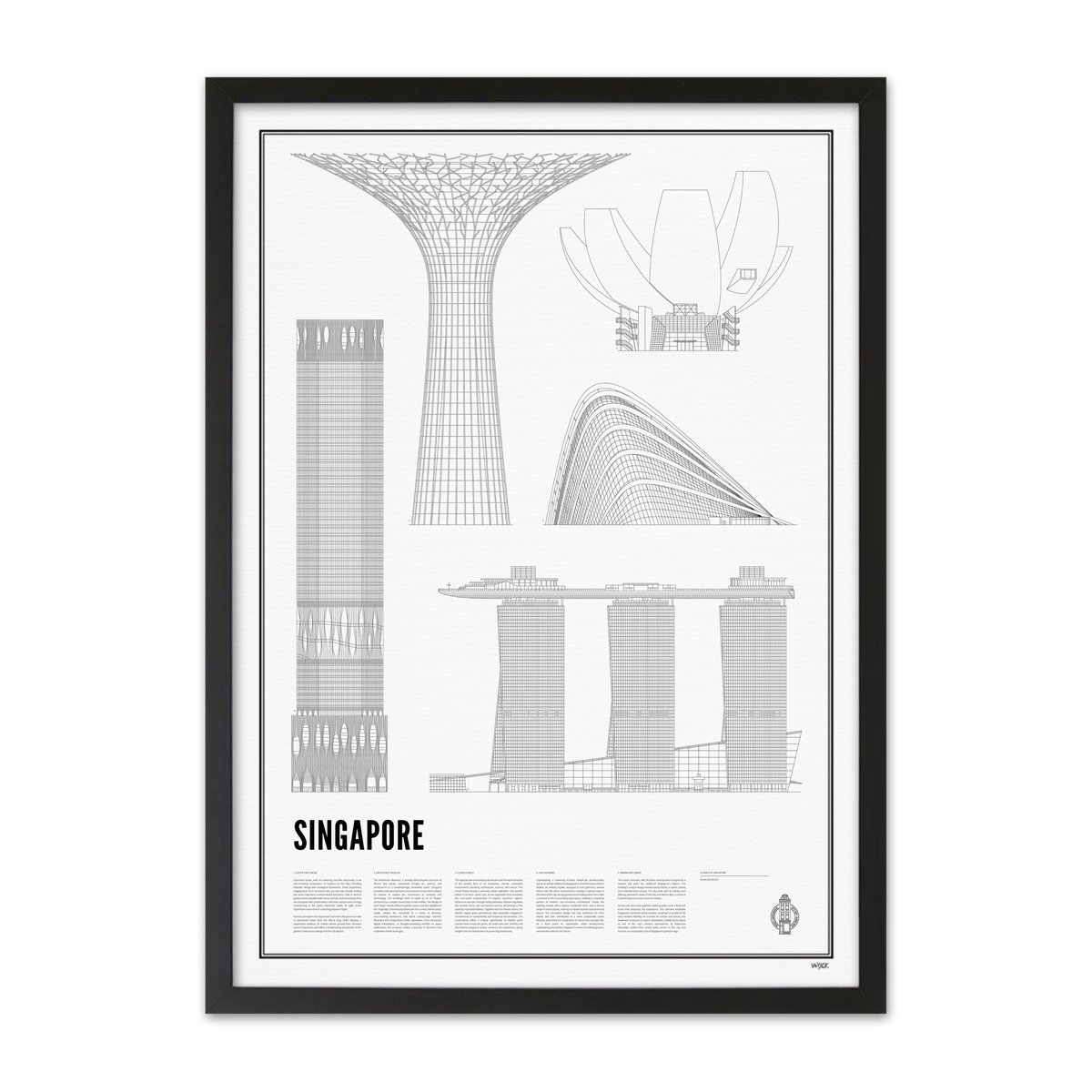 Affiches de Iconics of Singapore | WIJCK.